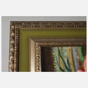 Willy Jäger, Tafelstillleben mit Sonnenblume