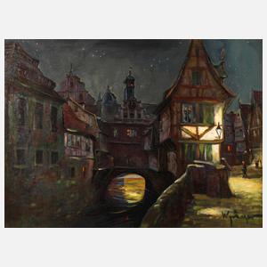 Willy Jäger, Malerwinkel in Marktbreit