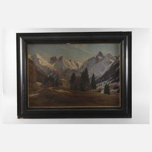 Erwin Kettemann, "Vorfrühling bei Oberstdorf"