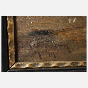 Erwin Kettemann, "Vorfrühling bei Oberstdorf"