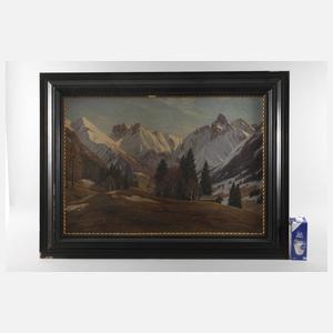 Erwin Kettemann, "Vorfrühling bei Oberstdorf"