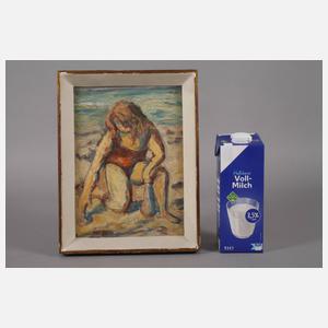 Dieter Konzelmann, Muschelsucherin am Strand