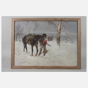 Jerzy Kossak, Winterfeldzug 1814