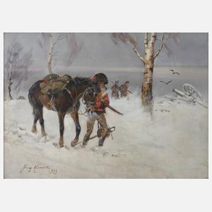 Jerzy Kossak, Winterfeldzug 1814