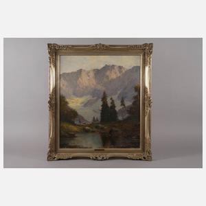 Carlos Kuch, attr., Partie in den Alpen