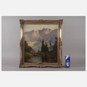 Carlos Kuch, attr., Partie in den Alpen