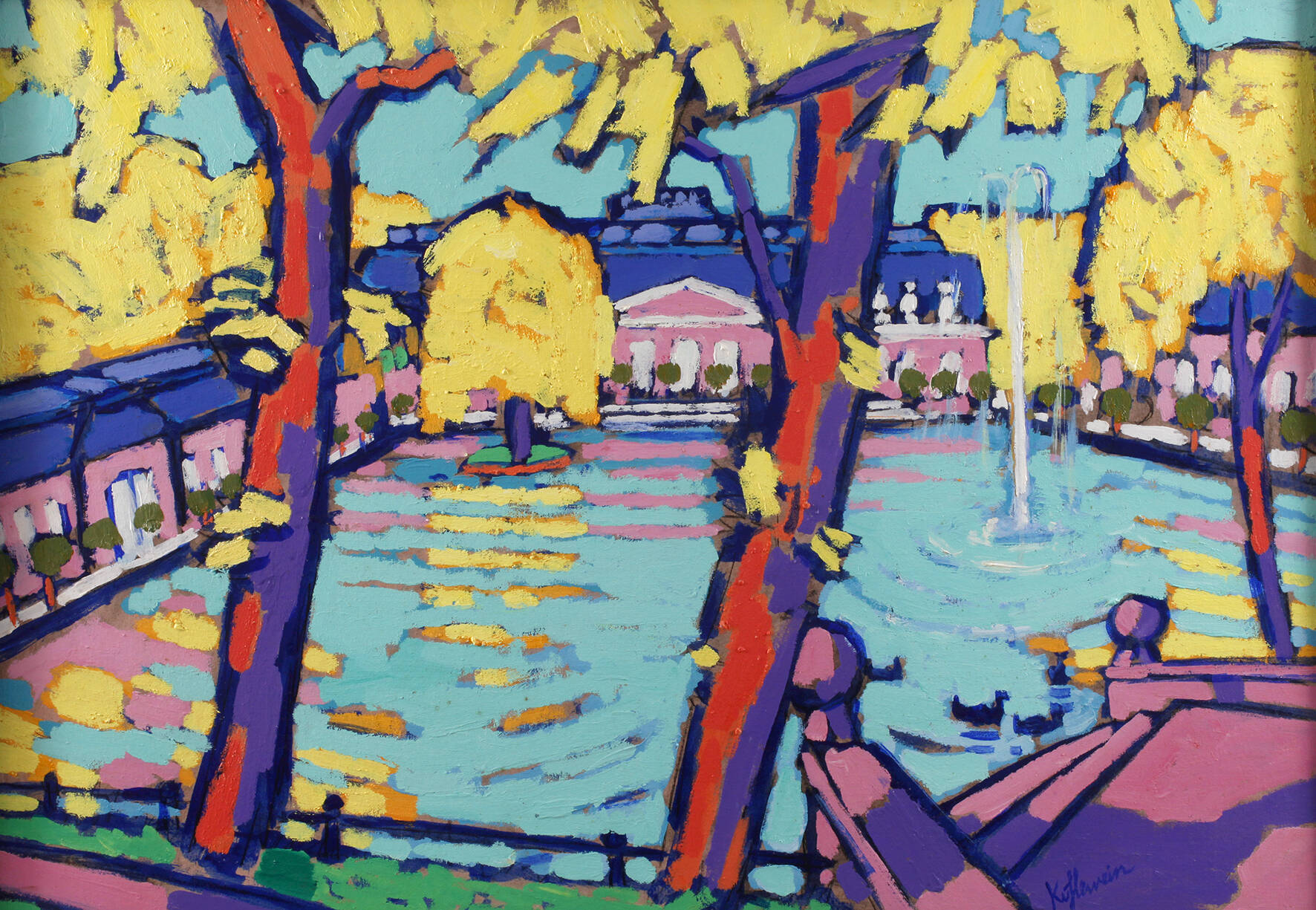 Bernhard Kühlewein, Schloss Beurath bei Düsseldorf