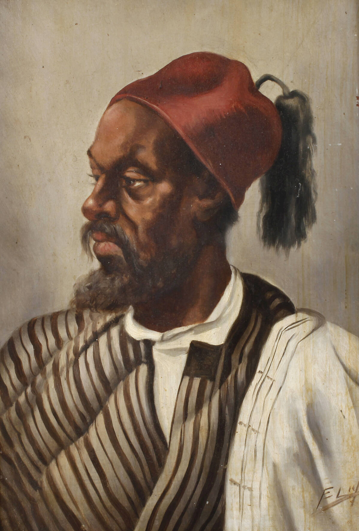 E. Lafon, Portrait eines Marokkaners