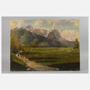 Fritz Lendner, Sommertag im Alpenvorland