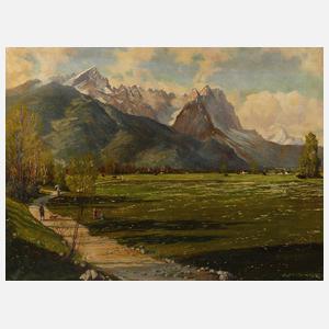 Fritz Lendner, Sommertag im Alpenvorland