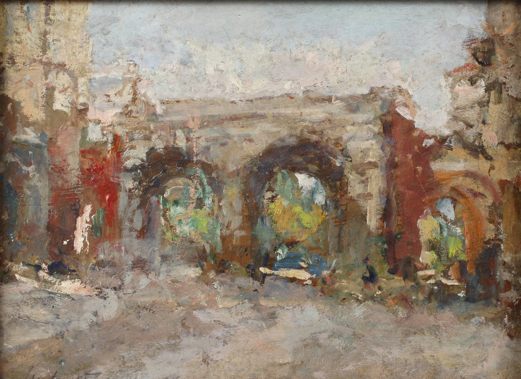 Luigi Mantovani, Am Triumphbogen