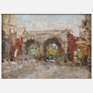 Luigi Mantovani, Am Triumphbogen