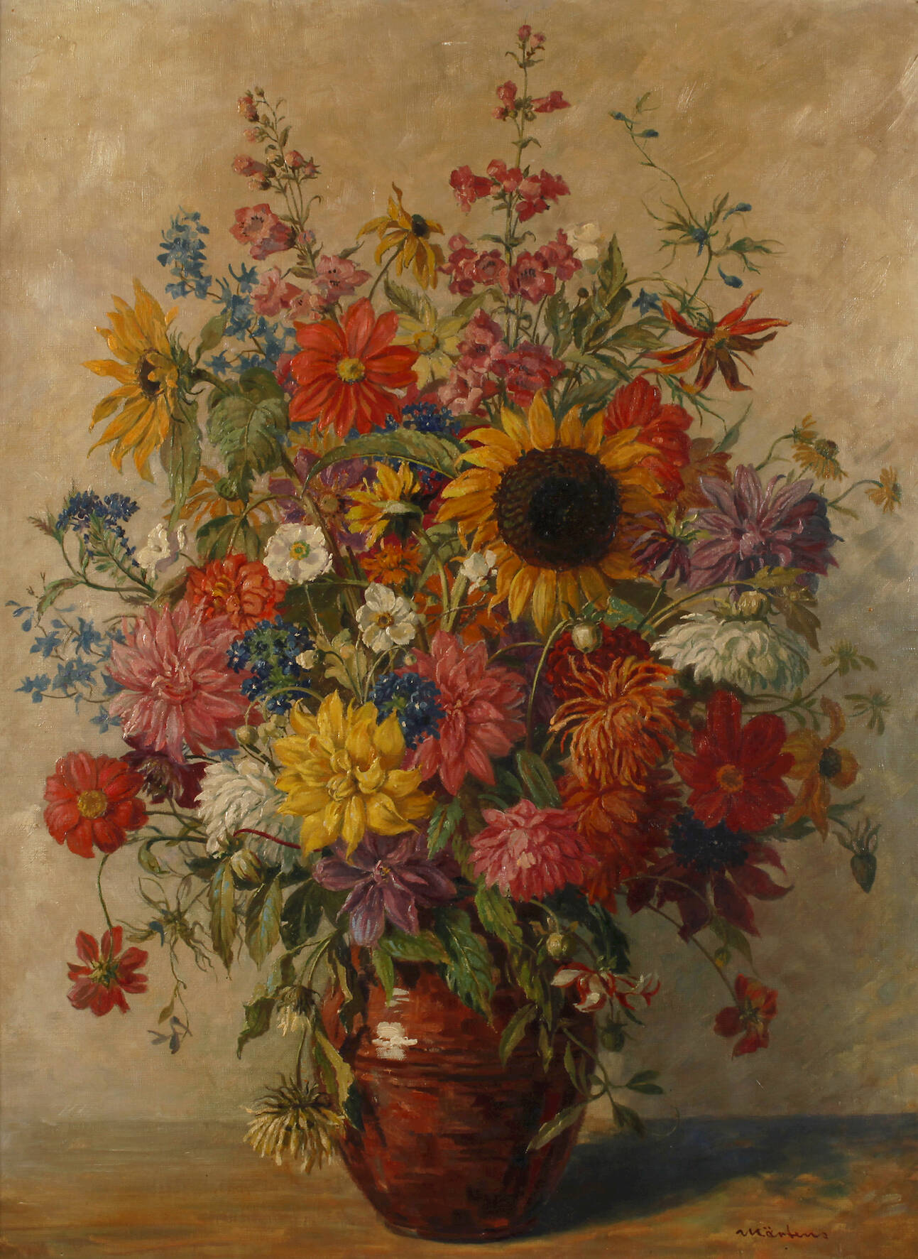 Max Märtens, "Sommerblumen"