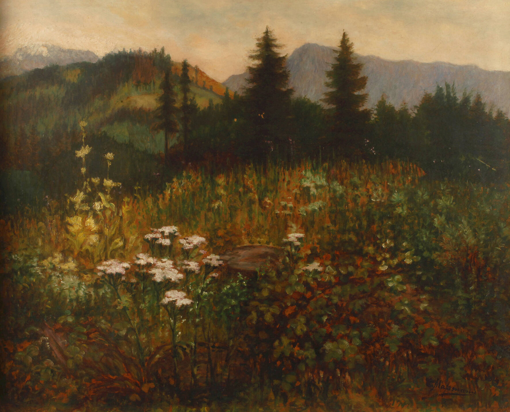 Carl Massmann, Sommerliche Waldlichtung
