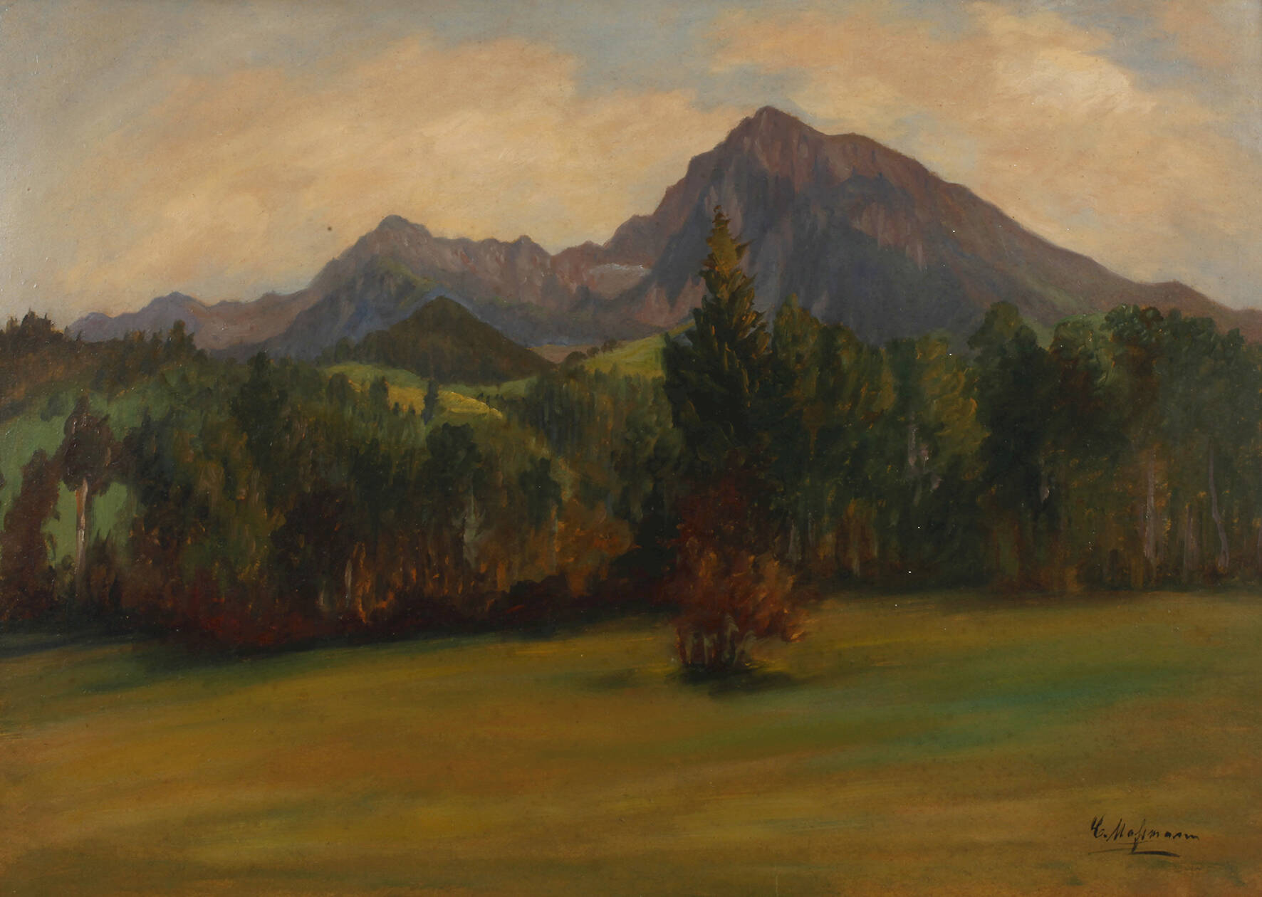 Carl Massmann, Hochgebirgslandschaft