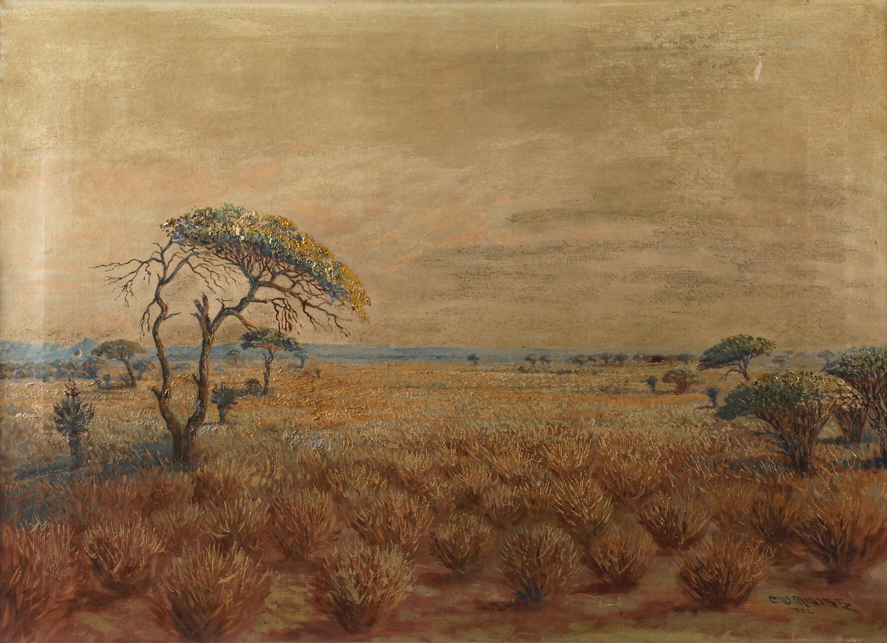 C. W. Michatz, Steppenlandschaft