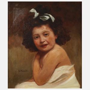 A. Morelli, Mädchenportrait