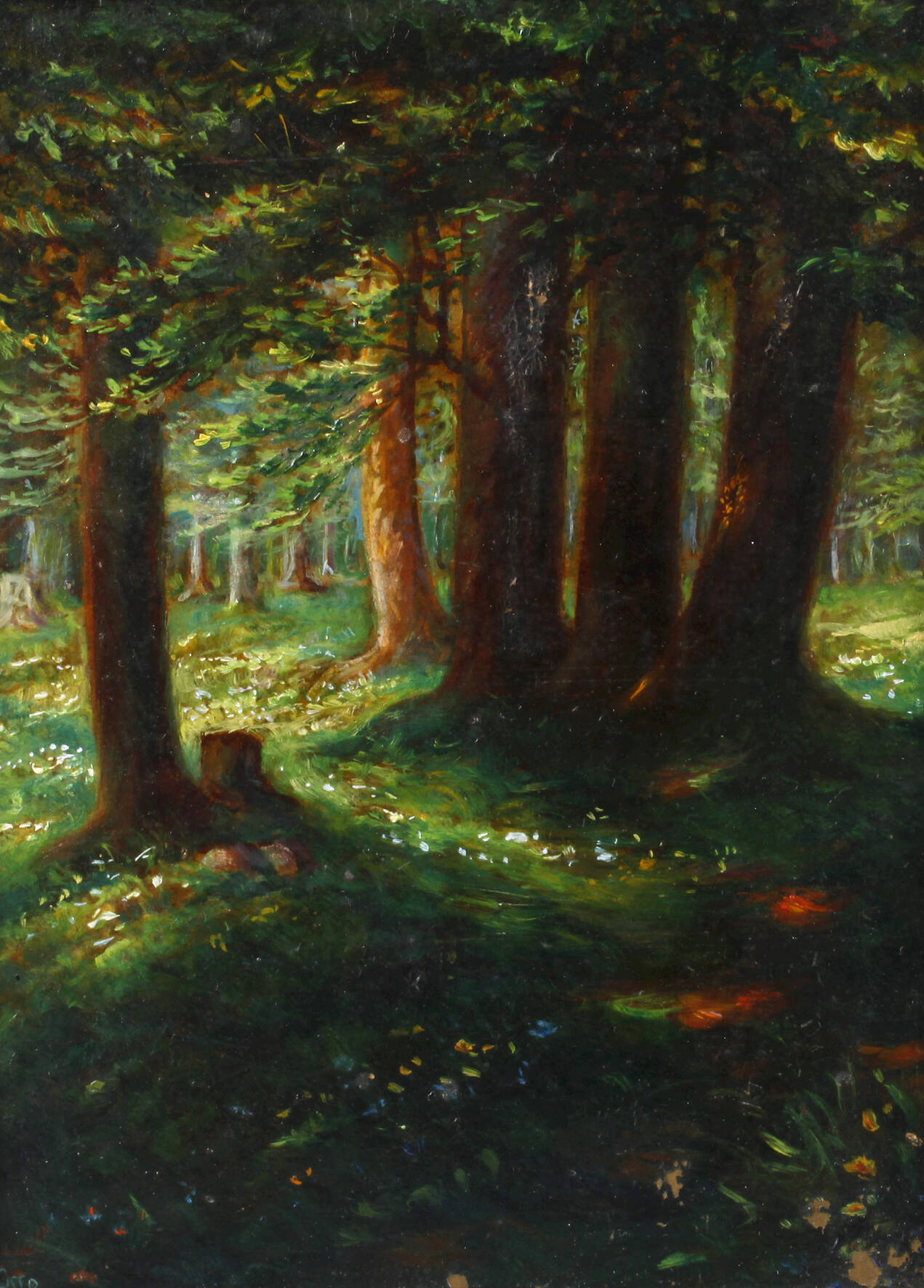 Prof. Heinrich Otto, Waldinneres