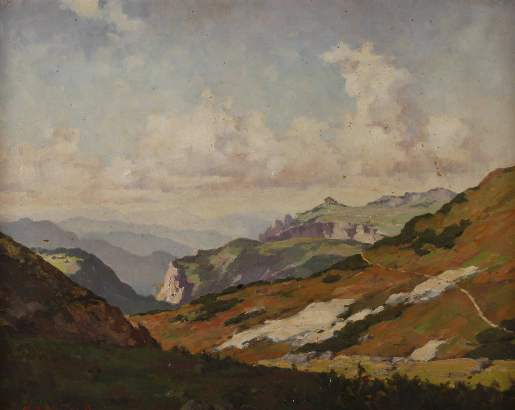 Max Pistorius, Gebirgslandschaft