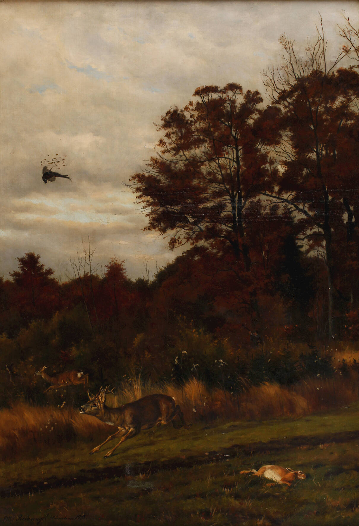 Otto Recknagel, Jagdszene