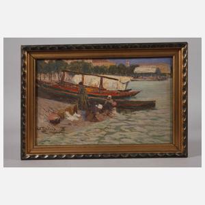 Wilhelm Reuter, Wäschefrauen am Ufer