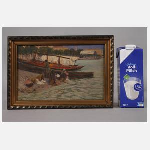 Wilhelm Reuter, Wäschefrauen am Ufer