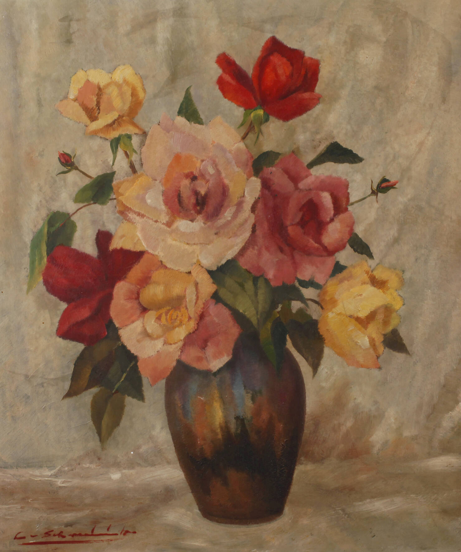 G. von Schweinitz, Rosenstillleben