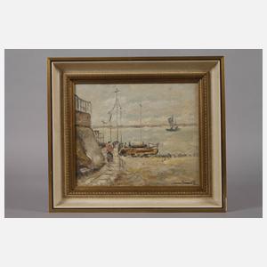 Philipp Seitz, "An der Elbe bei Övelgönne"