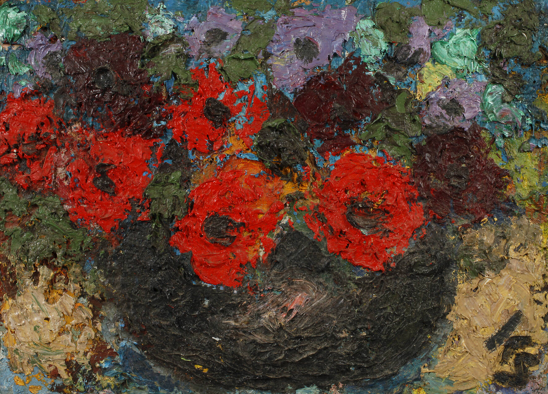 Karl Stark, attr., "Purpur in dunkler Schale"