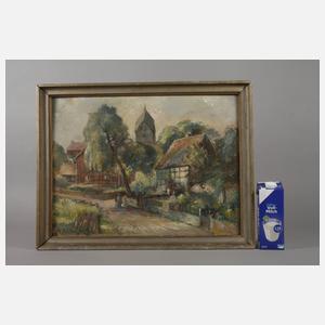 Johann August Stork, Dorfansicht