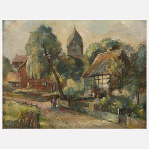Johann August Stork, Dorfansicht