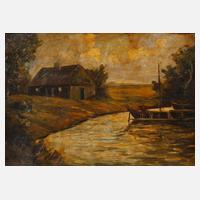 Prof. Alfred Thon, Abend am Fluss111