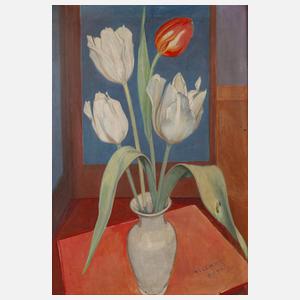 Otto Tillkes, "Weiße Tulpen"