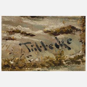 Prof. Paul Tübbecke, "Chaussee nach Bad Berka"