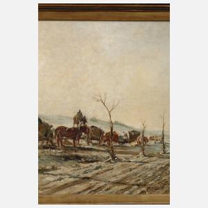 Prof. Paul Tübbecke, "Chaussee nach Bad Berka"