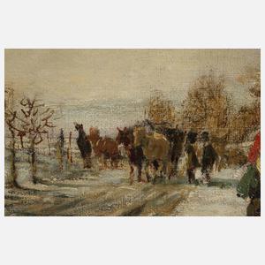 Prof. Paul Tübbecke, "Chaussee nach Bad Berka"