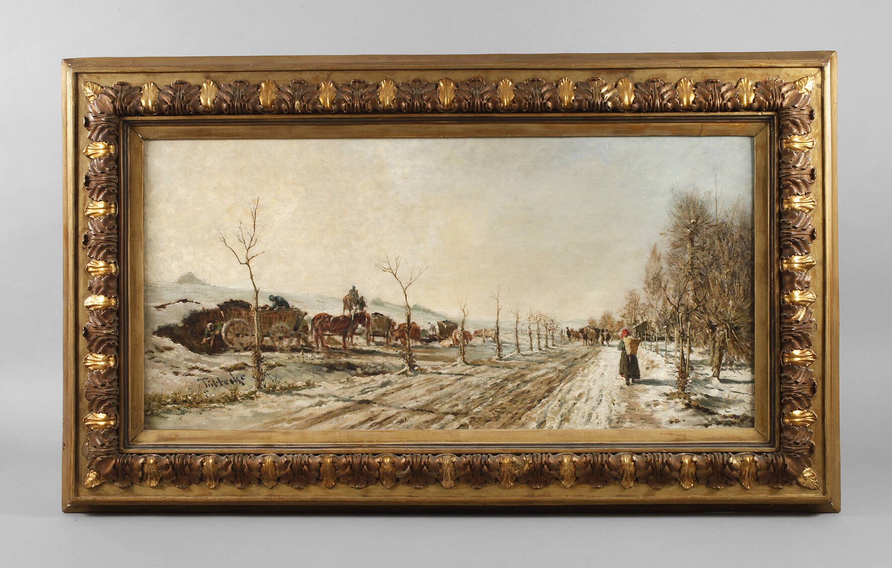 Prof. Paul Tübbecke, "Chaussee nach Bad Berka"