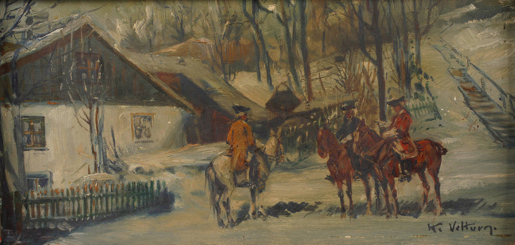 K. Velturn, "Postreiter"