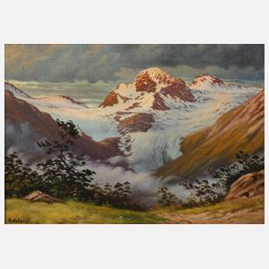 Karel Voboril, Abend in den Alpen