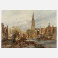 Cornelius Vogel, attr., Hafen in Holland111
