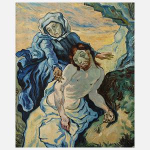 Carl Weber, Pieta nach Vincent van Gogh