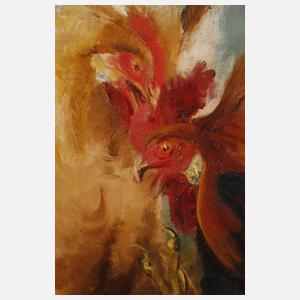 Carl Weisgerber, Hahnenkampf