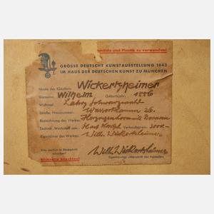 Wilhelm Wickertsheimer, "Herzogenhorn mit Bernau"