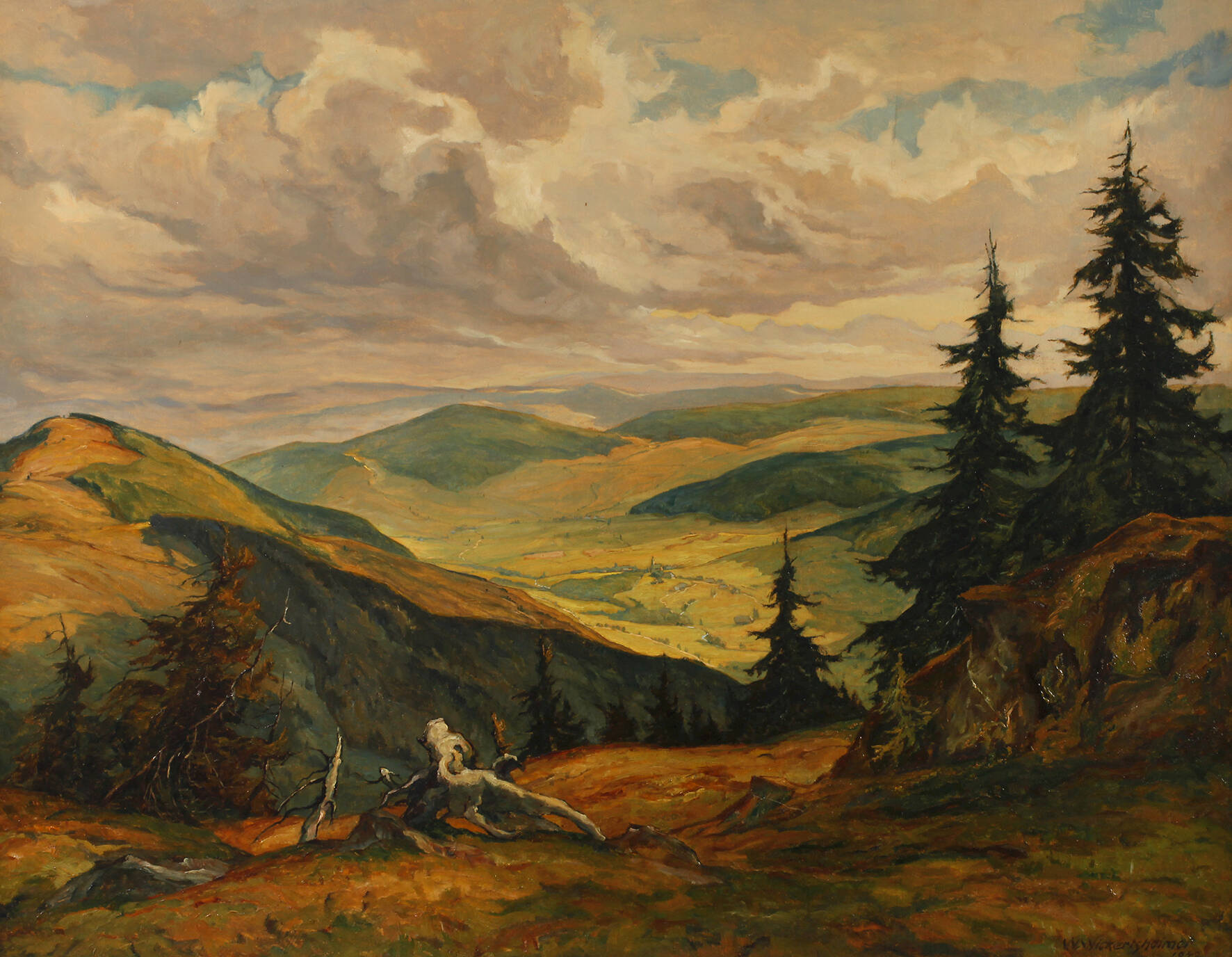 Wilhelm Wickertsheimer, "Herzogenhorn mit Bernau"