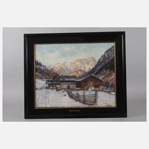 Adolf Wiesler, Bauernhof im Gebirge