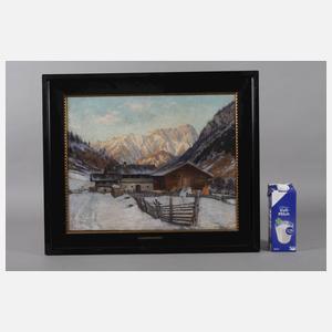 Adolf Wiesler, Bauernhof im Gebirge