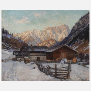 Adolf Wiesler, Bauernhof im Gebirge