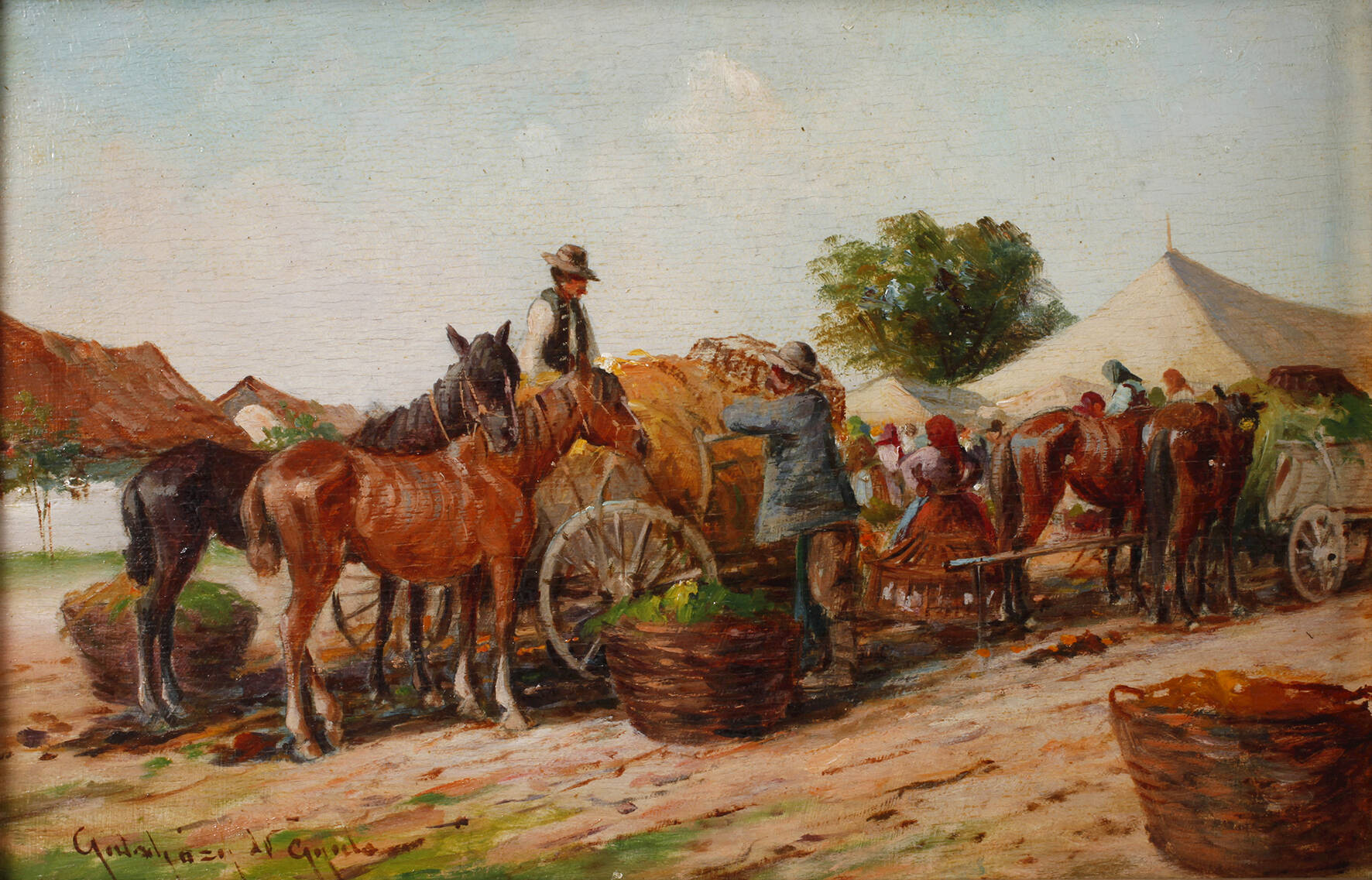 Ungarischer Pferdemarkt