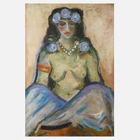 Damenakt mit Perlenkette111