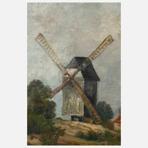 Windmühle am See